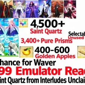 フェイトグランドオーダー FGO JP | 4,500+ SQ | 8 Meta Supports | NP5 U-Olga Marie + NP5 Arcueid | SSR Ticket | 400–600 Apples #35
