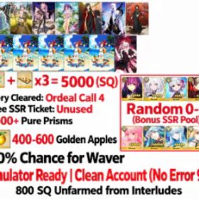 フェイトグランドオーダー 🔥 FGO JP Starter | 5000+ SQ | Meta Supports (6-Guai) | Free SSR Ticket | Ordeal Call 4 | Clean No Error 99 #2