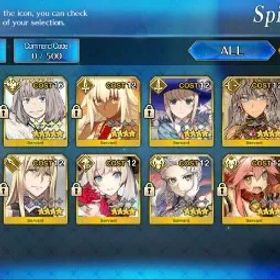 フェイトグランドオーダー NA Starter Fuyuki Lvl 1 |2 SSR Servant|( Oberon, Saber Artoria )|33 Golden Apple|Birthday Unset|Log Code|(FGO946)