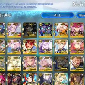 フェイトグランドオーダー ⭐ [ NA ] 164 SSRs/400 WNP 💥 NP5 SSRs | Emperor 99% of SSRs + a Crazy Collector Account