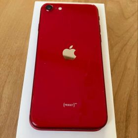 iPhone SE2 レッド 128GB SIMフリー 本体 バッテリー75%