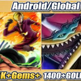 ワンピースバウンティラッシュ OPBR Zorosanji+Bonney+ 5000Gems+1100GOLD