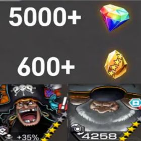 ワンピースバウンティラッシュ Teach+Saturn💎5000+✨600+