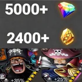 ワンピースバウンティラッシュ Teach+RogerDark 💎5000+✨2400+