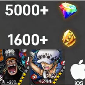 ワンピースバウンティラッシュ Teach+Law💎5000+✨1600+