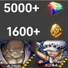 ワンピースバウンティラッシュ Nusjuro+Law💎5000+✨1600+