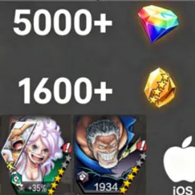 ワンピースバウンティラッシュ Bonney+Garp💎5000+✨1200+