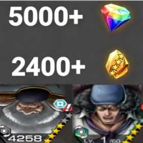 ワンピースバウンティラッシュ Saturn+Kuzan💎5000+✨2400+