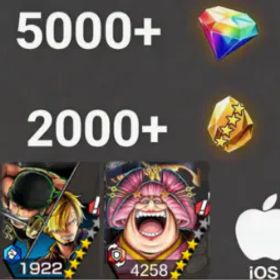 ワンピースバウンティラッシュ Zoro&Sanji+Oiran💎5000+✨2000+