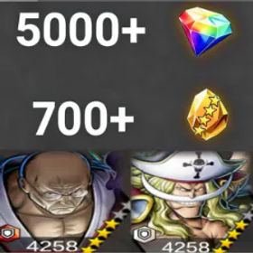 ワンピースバウンティラッシュ Nusjuro +Newgate💎5000+✨700+