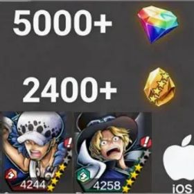 ワンピースバウンティラッシュ Law+Sabo💎5000+✨2400+