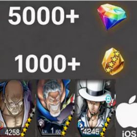 ワンピースバウンティラッシュ Nusjuro +Garp+Lucci💎5000+✨1000+