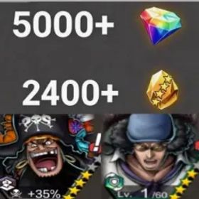 ワンピースバウンティラッシュ Teach+Kuzan💎5000+✨2400+