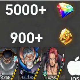 ワンピースバウンティラッシュ Saturn+Garp+Shanks(Green) 💎5000+✨900+