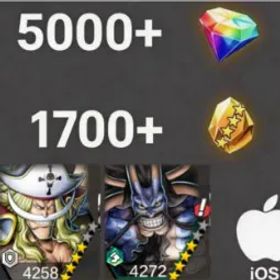 ワンピースバウンティラッシュ Newgate+Kaido(Green) 💎5000+✨1700+