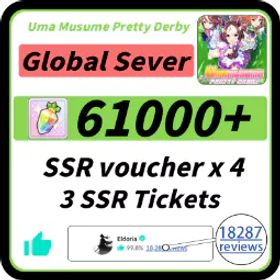 ウマ娘プリティーダービー 61000+ Gems