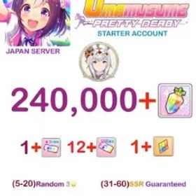 ウマ娘プリティーダービー |240,000+ Gems 💎| 61652179