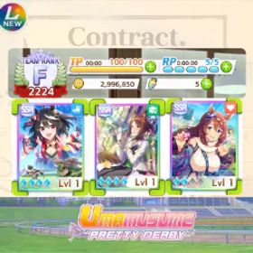 ウマ娘プリティーダービー [Lv1] GLOBAL| Kitasan Black x5 + Fine Motion x5 + Super Creek x3 +5SSR Card +0Carats