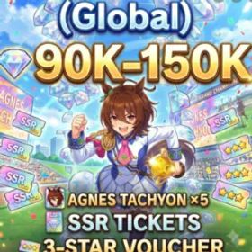 ウマ娘プリティーダービー (Global)80K-150K+5✖Agnes Tachyon！！