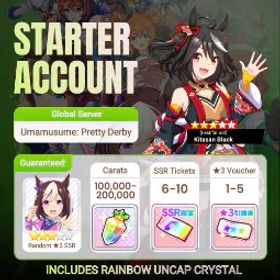 ウマ娘プリティーダービー GLOBAL | 102K Carats + Kitasan Black