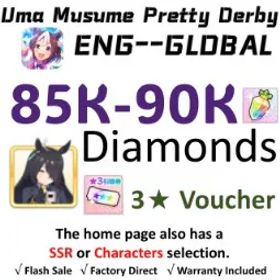ウマ娘プリティーダービー [Global] Uma Musume | Manhattan Cafe (Creeping Shadow) |85k + Diamonds| Rainbow Uncap Crystal | 3★ Voucher *1