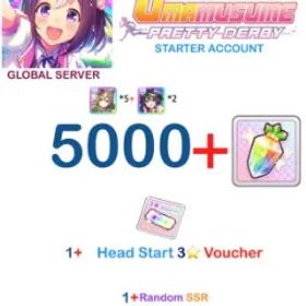 ウマ娘プリティーダービー 🌸GLOBAL SERVER🌸 5000+ CARATS KITSAN🌸