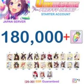 ウマ娘プリティーダービー |Japan Server 🌸|180000 💎|25 Character Pick ⭐️| 61651809