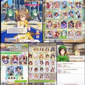 ウマ娘プリティーダービー Global | Kitasan MLB + Agnes Tachyon MLB + Light Hello Lb1 | SR Meta MLB | 13k Carrats | Ticket Uma & Aniv ON | An expansive field