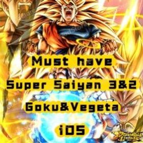 ドラゴンボールレジェンズ iOS | 53K CC | UL Super Saiyan3&Super Saiyan2 Goku&Vegeta + 1 ~ 5 LL | Instant