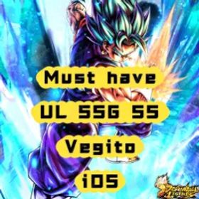 ドラゴンボールレジェンズ iOS | 54K CC | UL Super Saiyan God SS Vegito + 0 ~ 5 LL | Instant