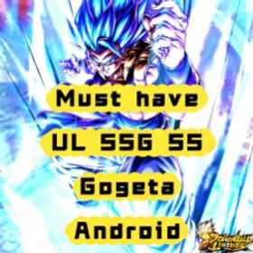 ドラゴンボールレジェンズ Android | 73K CC | UL Super Saiyan God SS Gogeta + 1 ~ 5 LL | Instant