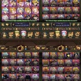 七つの大罪 光と闇の交戦: グラクロ 👑 212 - Rare Global Unlinked | 10.3M CC BOX | 23 LR Heroes + 1.100 Diamonds 💎 New Female Ban & Meliodas