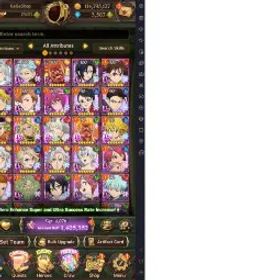 七つの大罪 光と闇の交戦: グラクロ |Global| 3000- 3500+ Diamonds | 50+ Random UR | 1 LR #77809322 🌈🔱🎬🔶