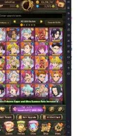 七つの大罪 光と闇の交戦: グラクロ |Global| 3000- 3500+ Diamonds | 50+ Random UR | 1 LR #77810991 💫👾🌊💙