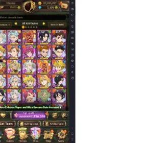 七つの大罪 光と闇の交戦: グラクロ |Global| 3500+ crystals 50+ random UR 1 LR