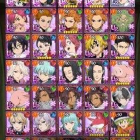 七つの大罪 光と闇の交戦: グラクロ ⛅ Starter acc 🌐 L&M,K&D,Shinra,endjin/93ur/ssr,54SSRtix/3055+💎 #28721051 〽️🎤⚡️🎮🌺