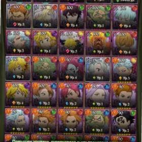 七つの大罪 光と闇の交戦: グラクロ 🌟 nemesis meliodas 6/6 🌟 demon king 🌟 tristan 🌟 full cosmetics 🌟 global 🌟 ios