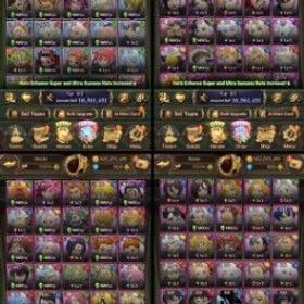 七つの大罪 光と闇の交戦: グラクロ 👑280 - Top 1.3% Global Account 16.5M Unlinked, Main Meta Characters + 900 Gems 💎 Many Collabs 55/71, A Lot Resourcess 👑