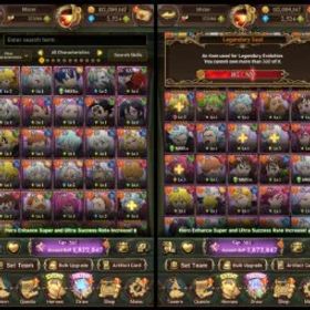 七つの大罪 光と闇の交戦: グラクロ 💎 288- Super Rich Global Account, New Gawain 6/6 + 2.500 Gems 💎187 LR Coins , A Lot Resourcess !!!