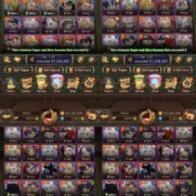 七つの大罪 光と闇の交戦: グラクロ 👑 298 - Rare Account | Global Unlinked | 17,1M CC BOX | 2.300 Diamonds | Many Meta Characters | Many Collabs | A Lot of Resources