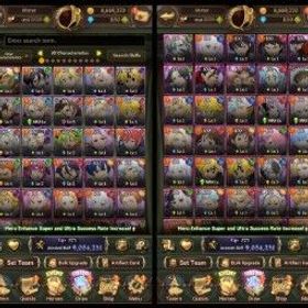 七つの大罪 光と闇の交戦: グラクロ 👑295 - Rare Account Global Unlinked 9M, New Odin, New Gawain, New Merlin + 830 Gems 💎21 LR Heroes, Collabs: Re-Zero, Fire Force, Gachiakuta