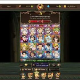 七つの大罪 光と闇の交戦: グラクロ GLOBAL|559k CC|187 LS|1 LR&4 UR + Full Collab Gachiakuta|P Elizabeth,Meresca,Skuld,DKM2/6,ODK2/6,Sunshine Etc|CodeOnly|SDS5004