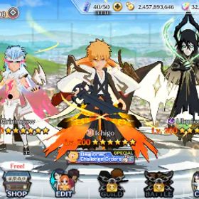 ブリーチブレイブソウル STOK10 | BLEACH Brave Souls | Starter Server Global | 32170 Spirit Orbs