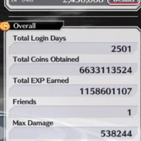 ブリーチブレイブソウル BBS364 – Global Bleach Brave Souls Account | 2,500+ Login Days, 80K Orbs