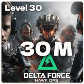 Delta Force 💜 Mobile/PC 💜Level 30💜30,000,000 + cash 💜Steam Available💜