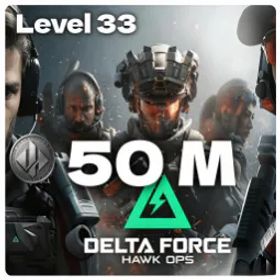 Delta Force 💜 Mobile/PC 💜Level 33💜 50 Million Harvard Currency 💜Steam Available💜