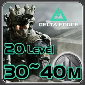 Delta Force Global🌟Level 20-30🌟30-40 Million Harvard Currency🌟Automatic delivery