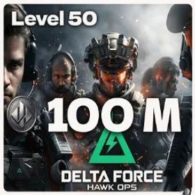 Delta Force 💜 Mobile/PC 💜Level 44💜 100 Million Harvard Currency 💜Steam Available💜