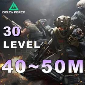 Delta Force ✅LVL 30+ 💰40-50M+ Half Coins 💎 Full access 💎 Automatic delivery