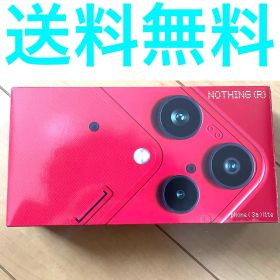 美品 Nothing Phone (3a) lite ナッシング本体スマホRED